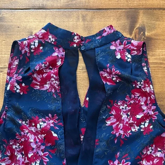 Forever 21 Navy and Pink Floral Dress - Picture 3 of 3